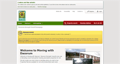 Desktop Screenshot of movingwithdacorum.org.uk
